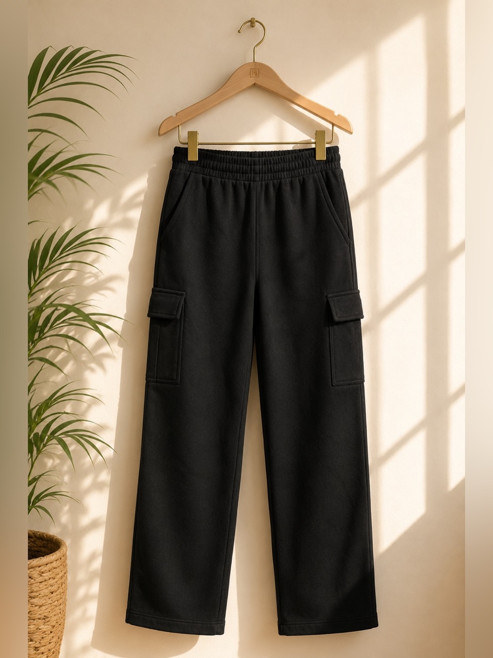 Black Cargo Pants - Picture 2 of 6